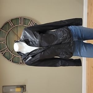 Vince Leather Moto Jacket
